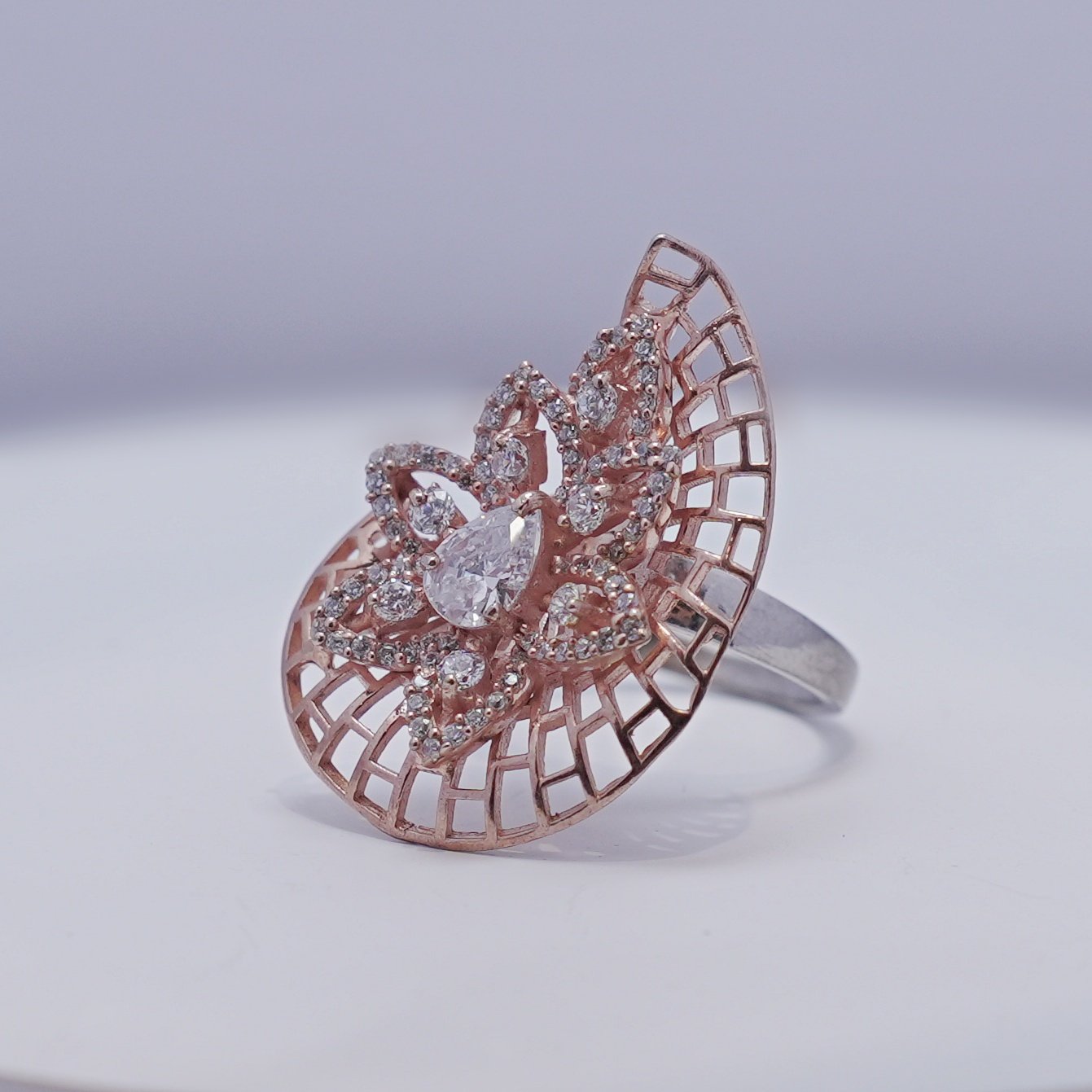 Silver Modern AD Ring - Image 2