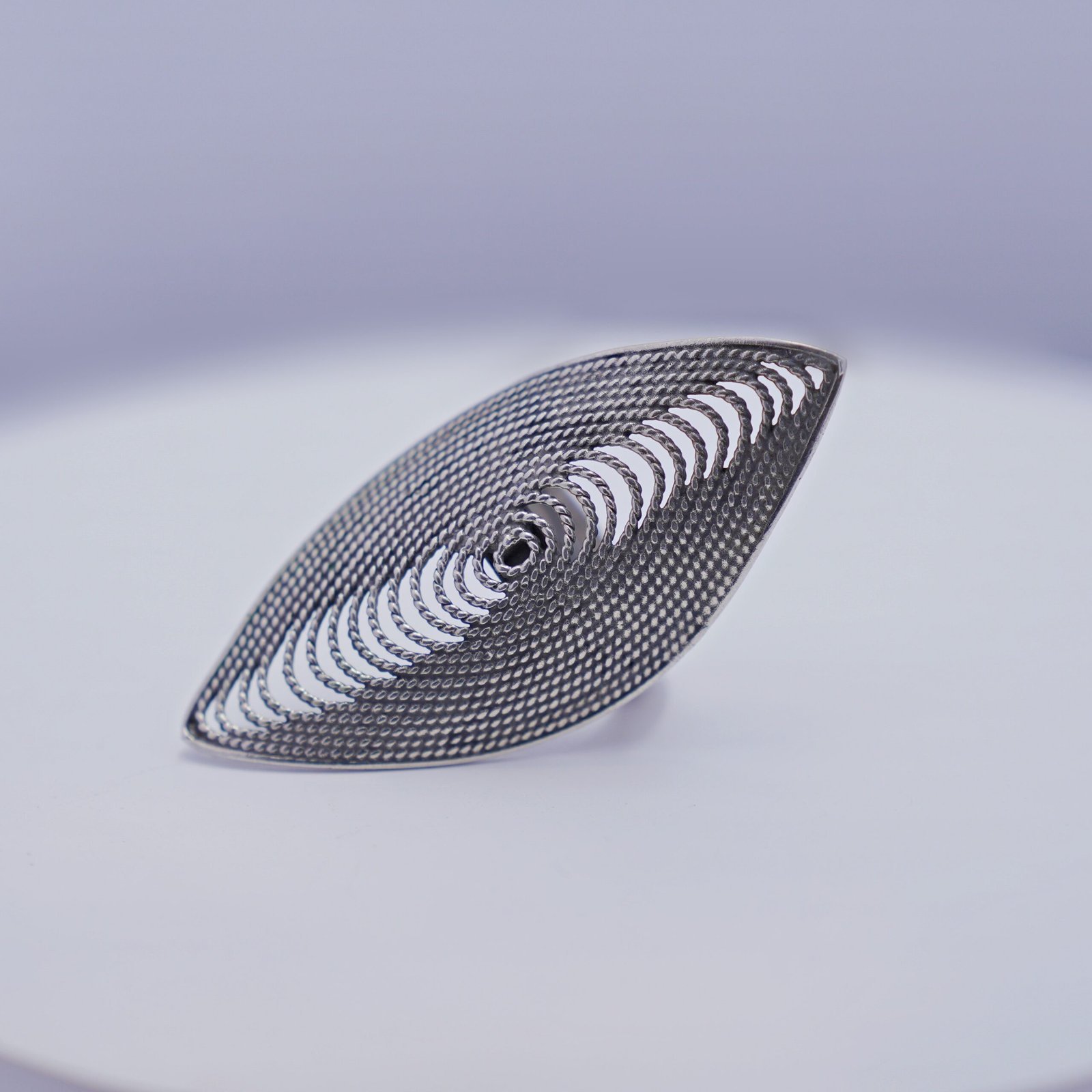 Silver Leaf AD Ring - Image 3