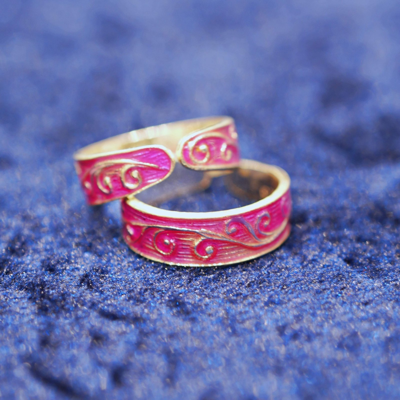 Silver Modern Petal AD Toe Ring