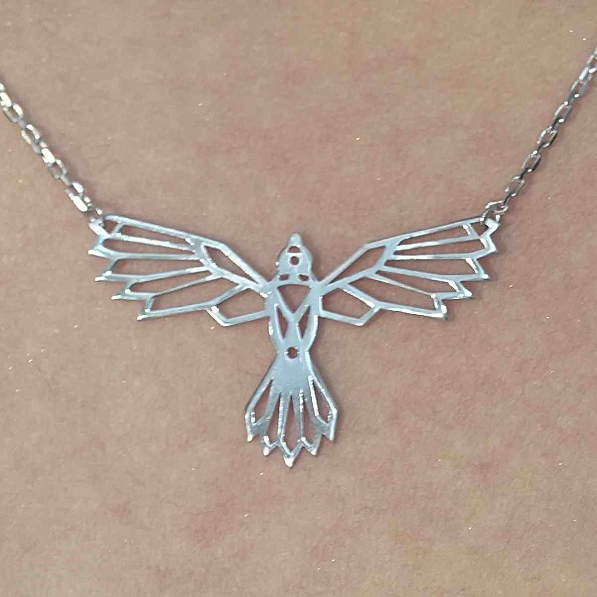 Silver Eagle Shape Chain for women - Image 3