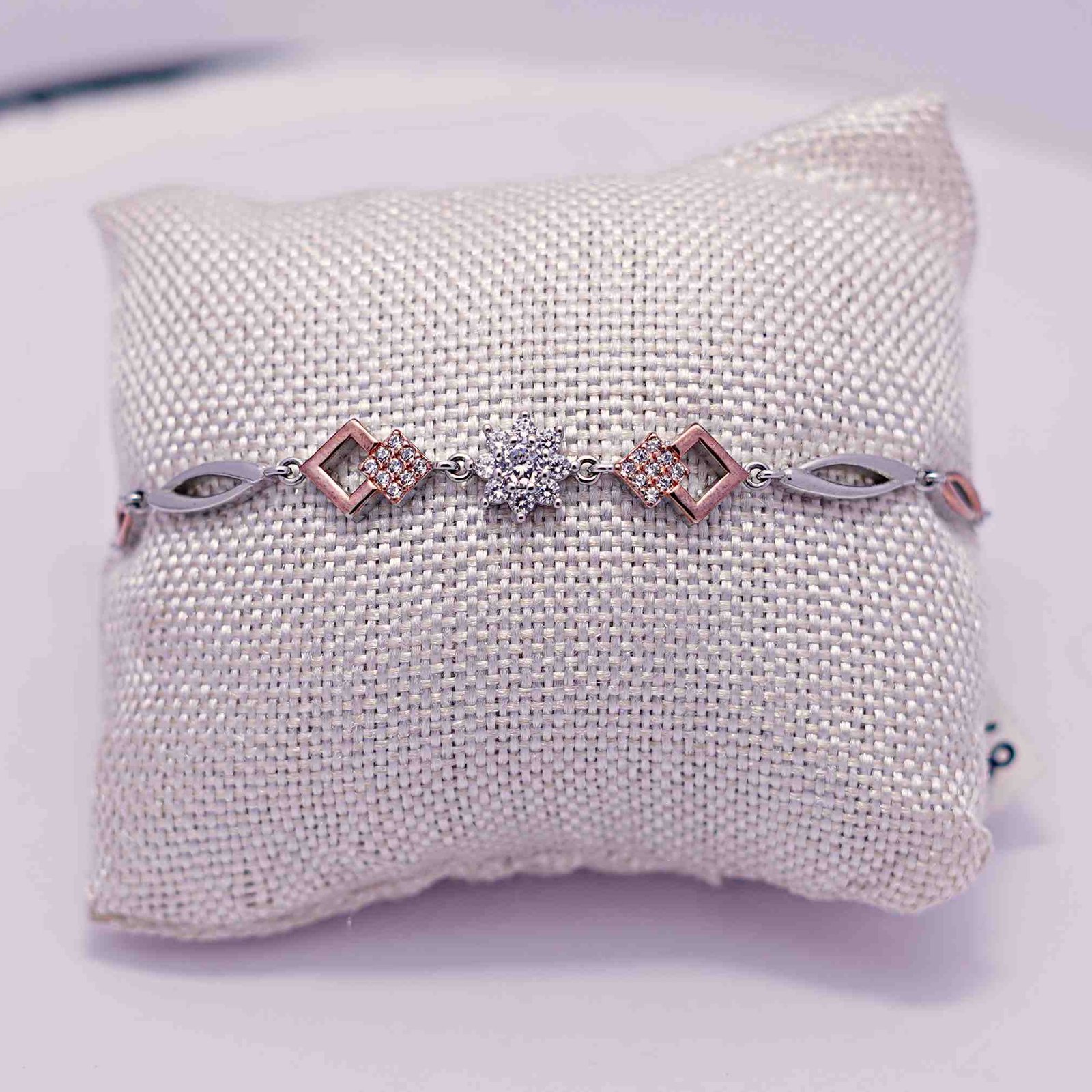 Silver Modern AD Bracelet