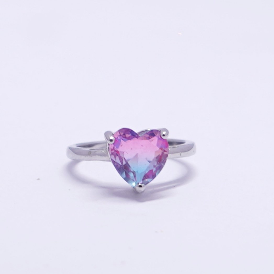 Silver Hearts AD Ring