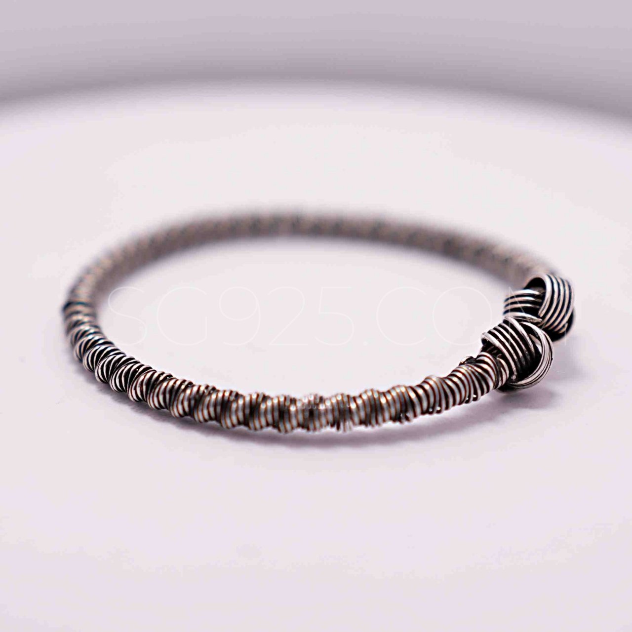 Traditional oxidised single Kada - Image 3