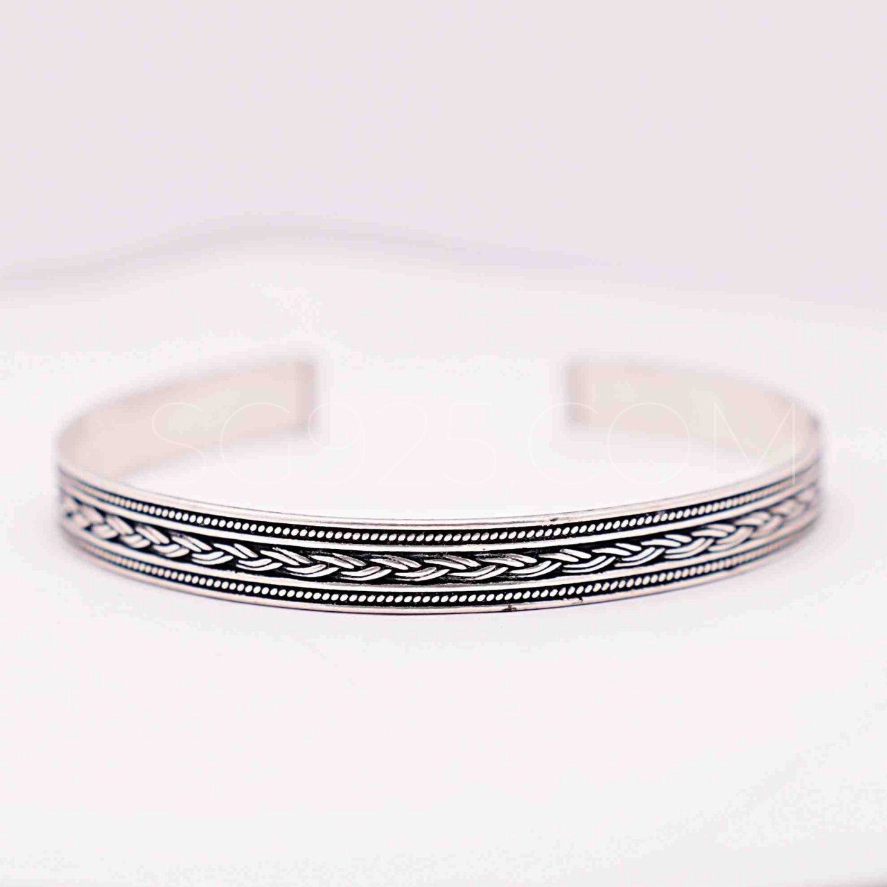 Traditional Oxidised Half Kada - Image 3