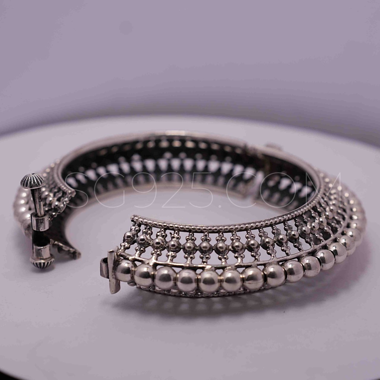 Traditional oxidised single Kada - Image 2